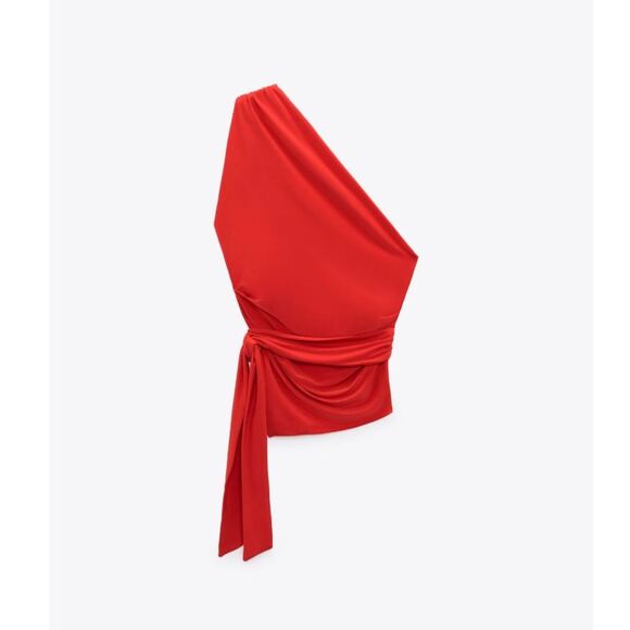 Zara Tops - Zara Asymmetric Tie Top